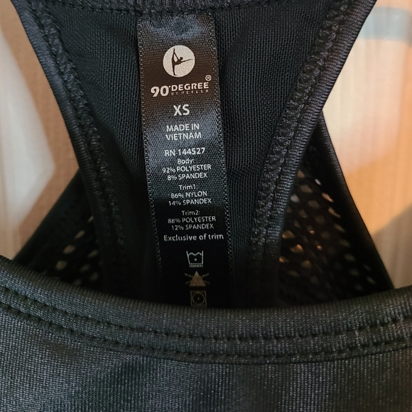 90 Degrees Woman's Seamless Sports Bra with strappy backed details, Size: XS - Picture 6 of 13